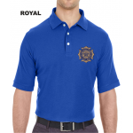 UltraClub Platinum Honeycomb Piqué Polo